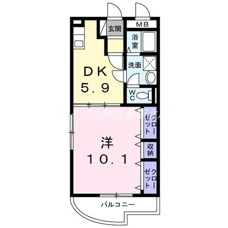 レジデンス辻が花Ⅱの物件間取画像